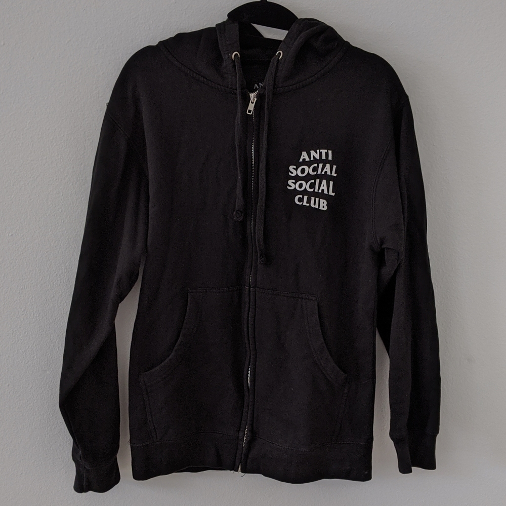 Anti Social Social Club Mind Games Zip Up Hoodie